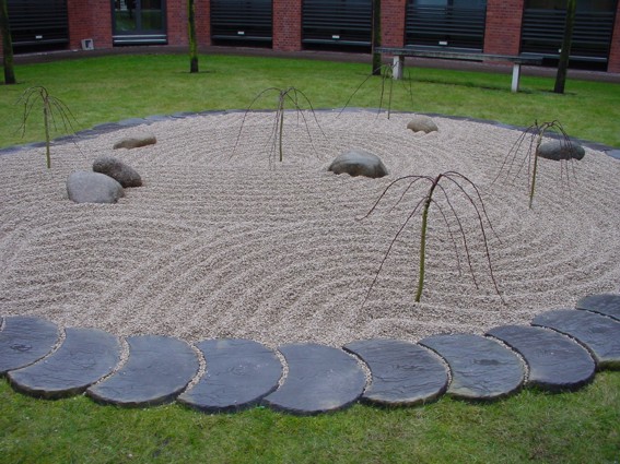 japanese willow garden in Nottingham